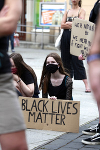 Black Lives Matter Mahnwache in Görlitz