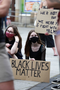 Black Lives Matter Mahnwache in Görlitz