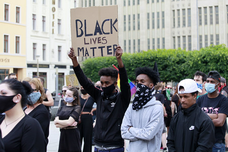 Black Lives Matter Mahnwache in Görlitz