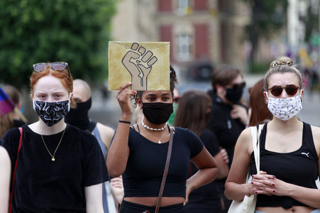 Black Lives Matter Mahnwache in Görlitz