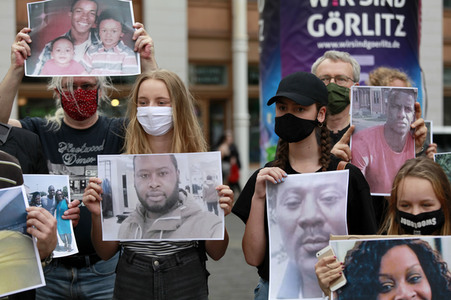 Black Lives Matter Mahnwache in Görlitz