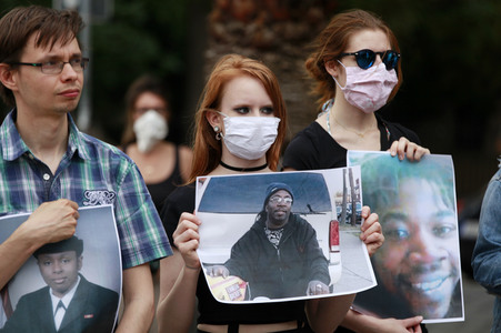 Black Lives Matter Mahnwache in Görlitz