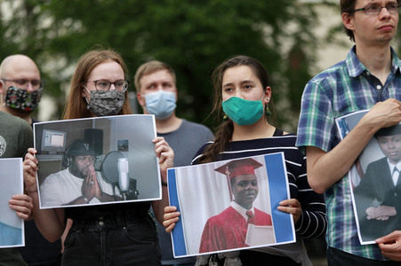 Black Lives Matter Mahnwache in Görlitz