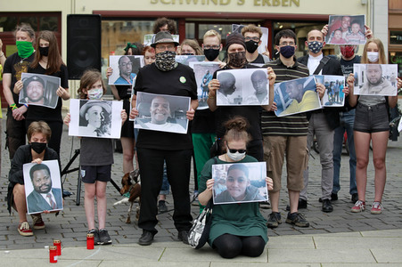 Black Lives Matter Mahnwache in Görlitz