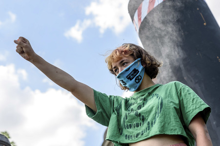 Start der Aktionswoche von Extinction Rebellion in Berlin
