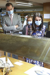 Royals besuchen das Naturwissenschaftliche Museum in Madrid