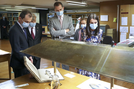 Royals besuchen das Naturwissenschaftliche Museum in Madrid