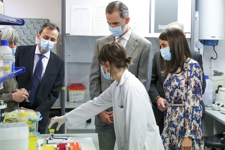 Royals besuchen das Naturwissenschaftliche Museum in Madrid