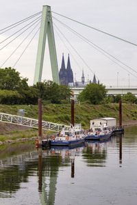 Die Severinsbrücke in Köln