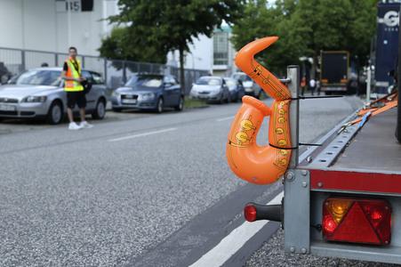 Autokorso unter dem Motto 'EVENTuell nie wieder' in Hamburg