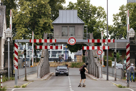 Deutzer Drehbrücke in Köln