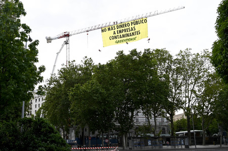 Greenpeace Protest in Madrid
