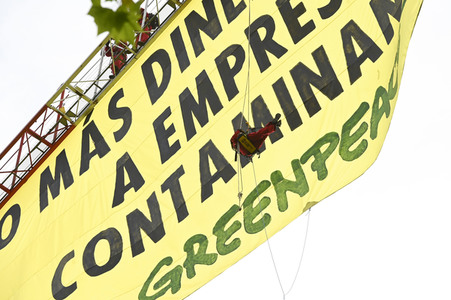 Greenpeace Protest in Madrid