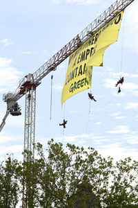 Greenpeace Protest in Madrid