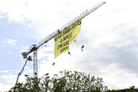 Greenpeace Protest in Madrid