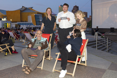 Open-Air-Kinopremiere 'Die Känguru-Chroniken Reloaded 3D' in Berlin