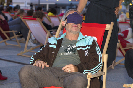 Open-Air-Kinopremiere 'Die Känguru-Chroniken Reloaded 3D' in Berlin