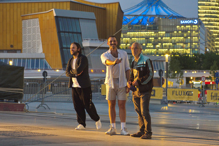 Open-Air-Kinopremiere 'Die Känguru-Chroniken Reloaded 3D' in Berlin