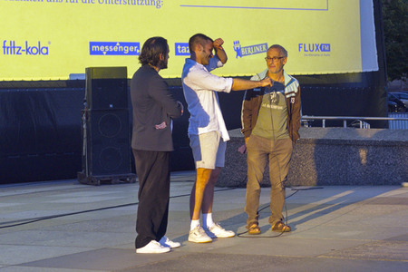 Open-Air-Kinopremiere 'Die Känguru-Chroniken Reloaded 3D' in Berlin