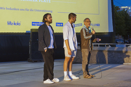 Open-Air-Kinopremiere 'Die Känguru-Chroniken Reloaded 3D' in Berlin