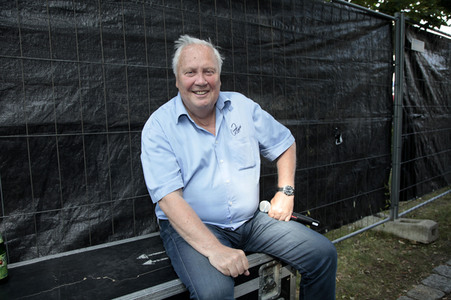 Gert Zimmermann beim Stadtfest Coswig