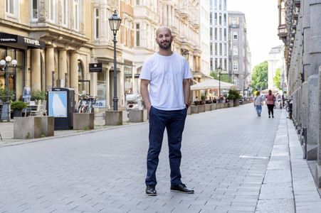 Fototermin mit Mete Güner in Hamburg