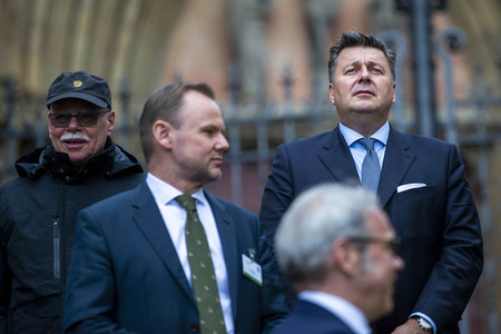 Pressetermin bei der Innenministerkonferenz 2020 in Erfurt
