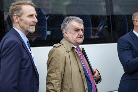 Pressetermin bei der Innenministerkonferenz 2020 in Erfurt