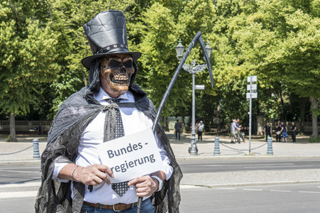 Bus-Sternfahrt in Berlin