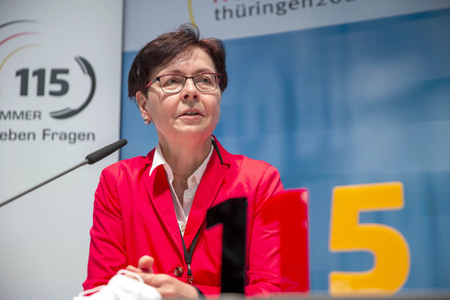 Unterzeichnung der Verwaltungsvereinbarung 115 in Erfurt