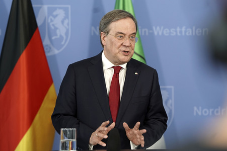 Pressestatement von Armin Laschet in Düsseldorf