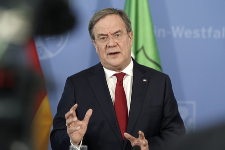 Pressestatement von Armin Laschet in Düsseldorf