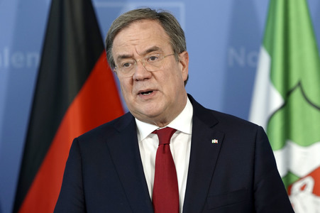 Pressestatement von Armin Laschet in Düsseldorf