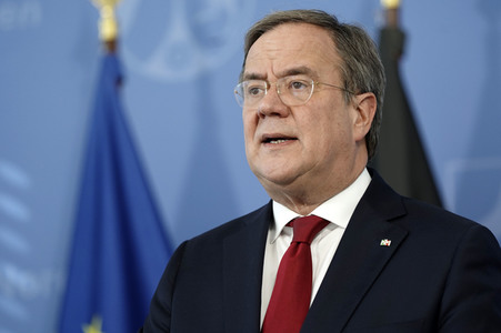 Pressestatement von Armin Laschet in Düsseldorf