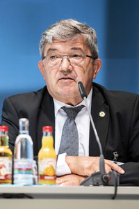 Pressekonferenz zur Innenministerkonferenz Thüringen 2020 in Erfurt