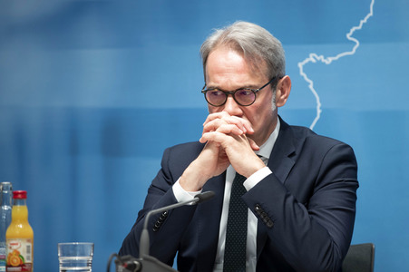 Pressekonferenz zur Innenministerkonferenz Thüringen 2020 in Erfurt