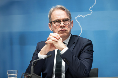 Pressekonferenz zur Innenministerkonferenz Thüringen 2020 in Erfurt