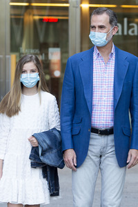 Royals besuchen die Flamenco-Show 'Fandango Avenue' in Madrid