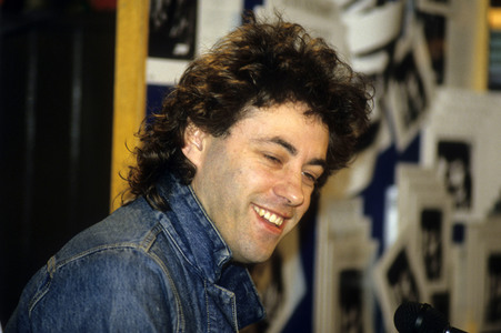 Pressekonferenz mit Bob Geldof in London