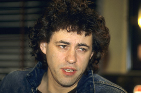 Pressekonferenz mit Bob Geldof in London