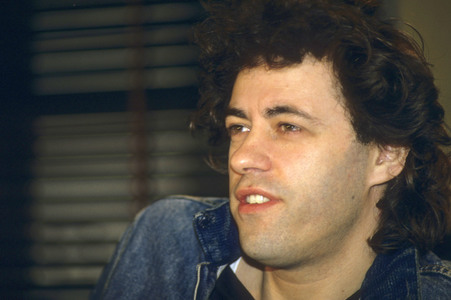 Pressekonferenz mit Bob Geldof in London