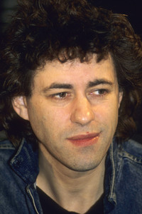 Pressekonferenz mit Bob Geldof in London