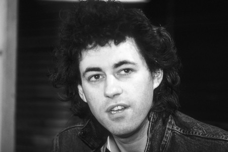 Pressekonferenz mit Bob Geldof in London