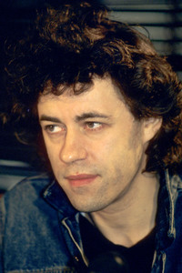 Pressekonferenz mit Bob Geldof in London