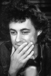 Pressekonferenz mit Bob Geldof in London