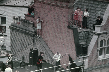 Rooftop-Konzert von Echo & the Bunnymen in London
