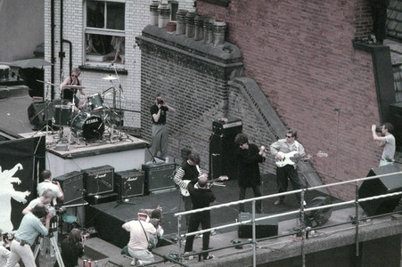 Rooftop-Konzert von Echo & the Bunnymen in London
