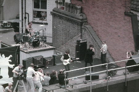 Rooftop-Konzert von Echo & the Bunnymen in London