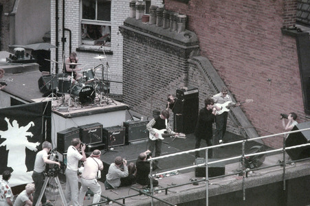 Rooftop-Konzert von Echo & the Bunnymen in London