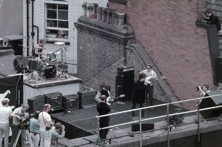 Rooftop-Konzert von Echo & the Bunnymen in London